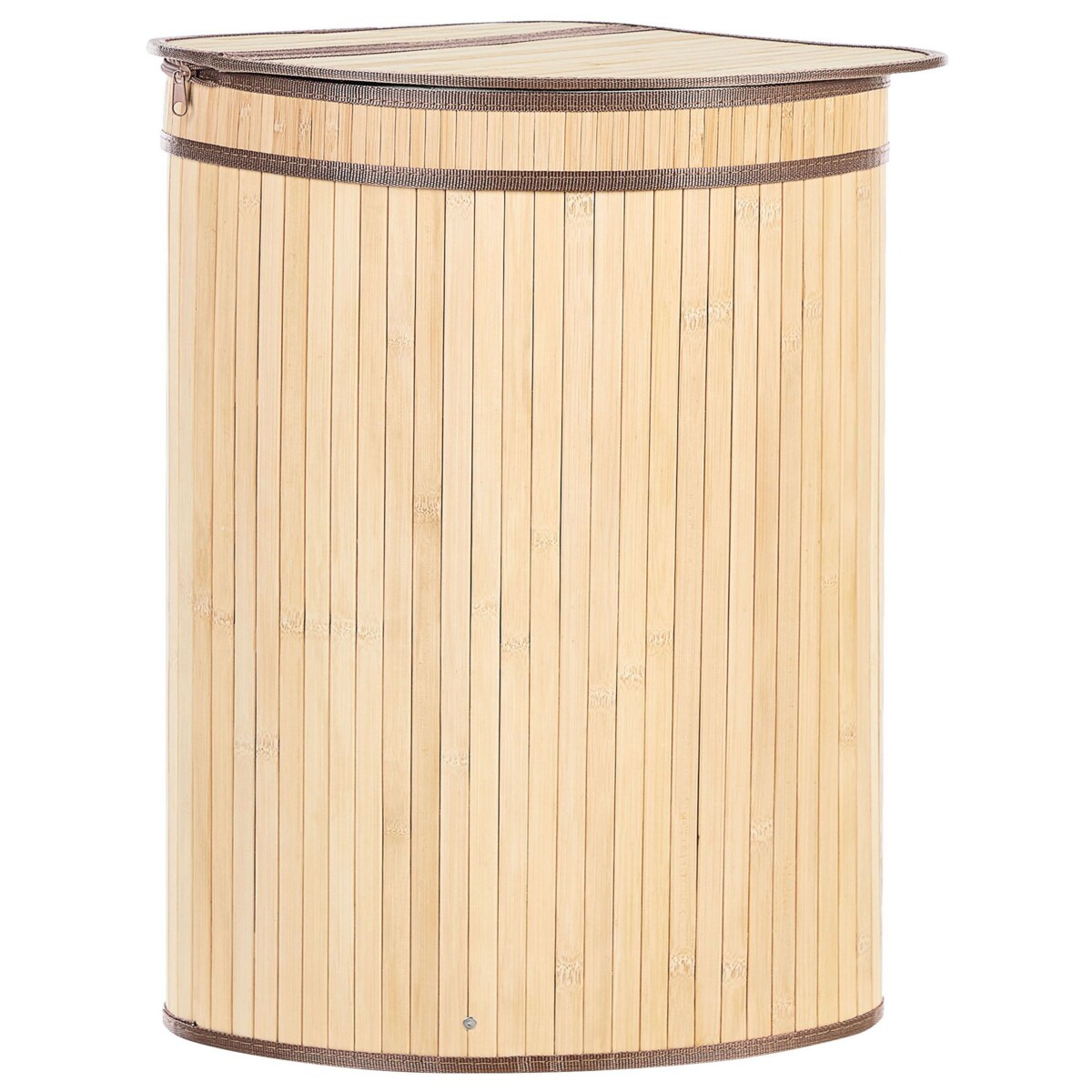 Kosz bambusowy z pokrywką jasne drewno BADULLA