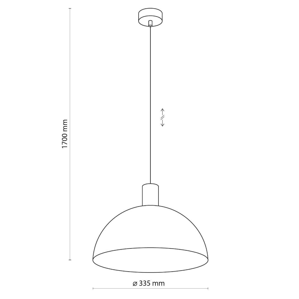 Wisząca lampa salonowa Oslo 4852 TK Lighting skandynawska drewniana czarna