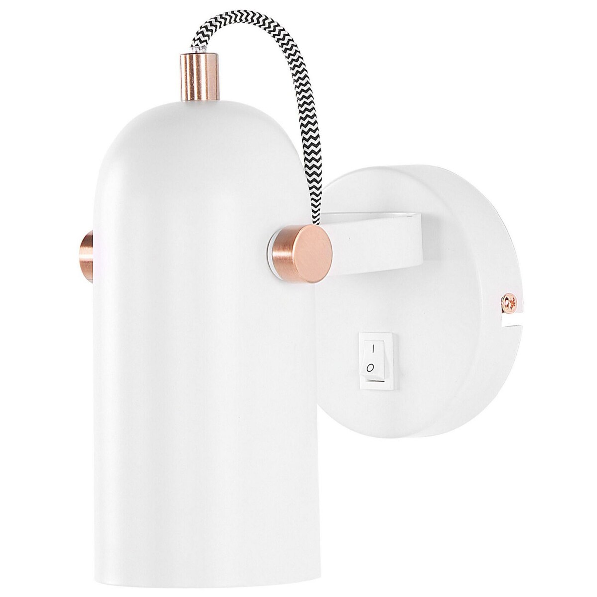 Lampa spot metalowa biała TYRIA