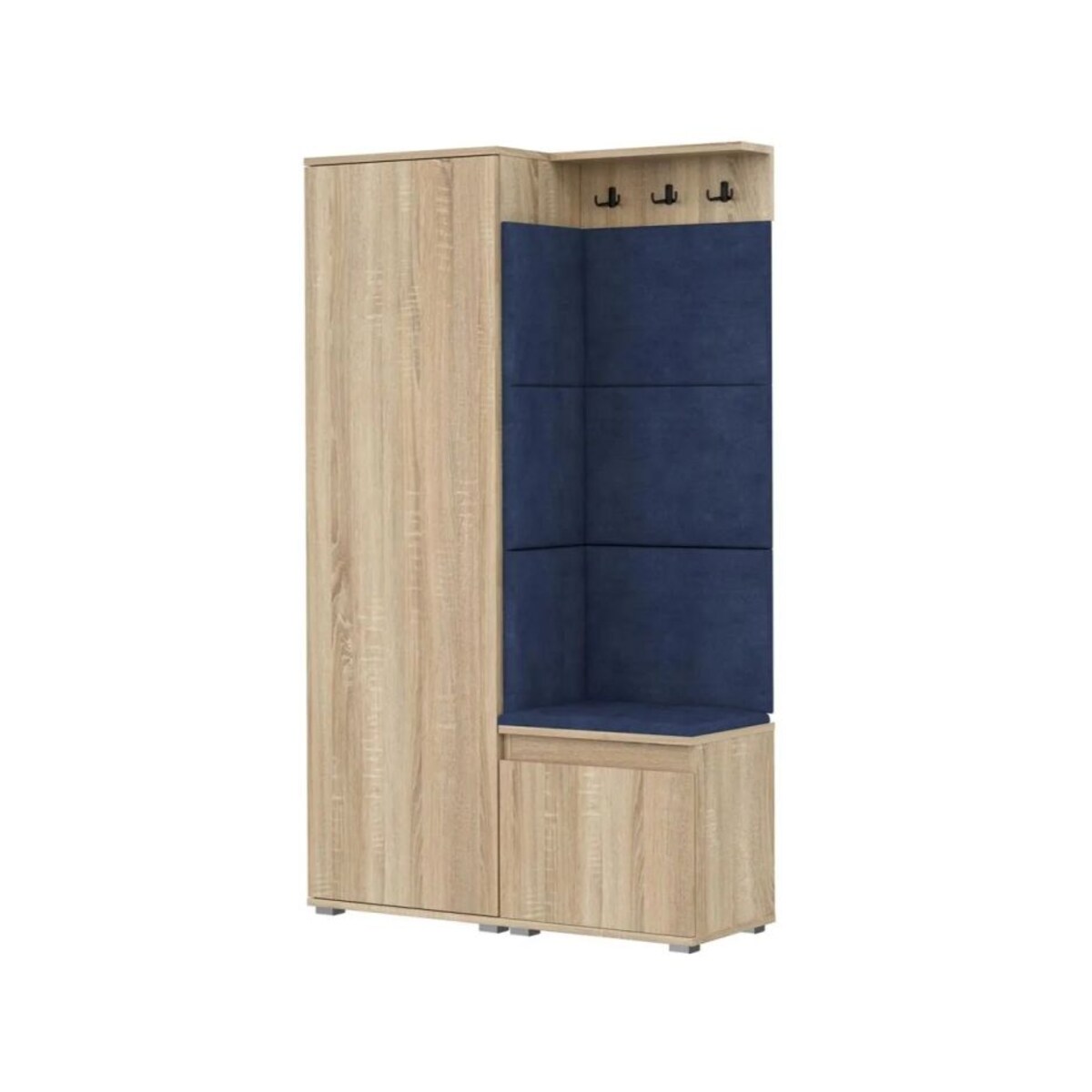 Garderoba do przedpokoju SINGAPUR 104 dąb sonoma/granatowy