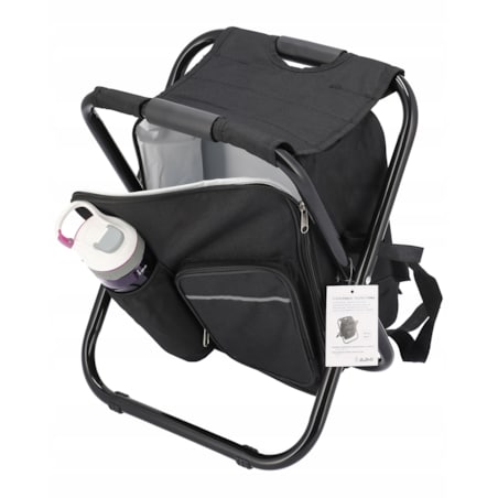 KRZESEŁKO WĘDKARSKIE TURYSTYCZNE Z PLECAKIEM SKŁADANE 2 w 1