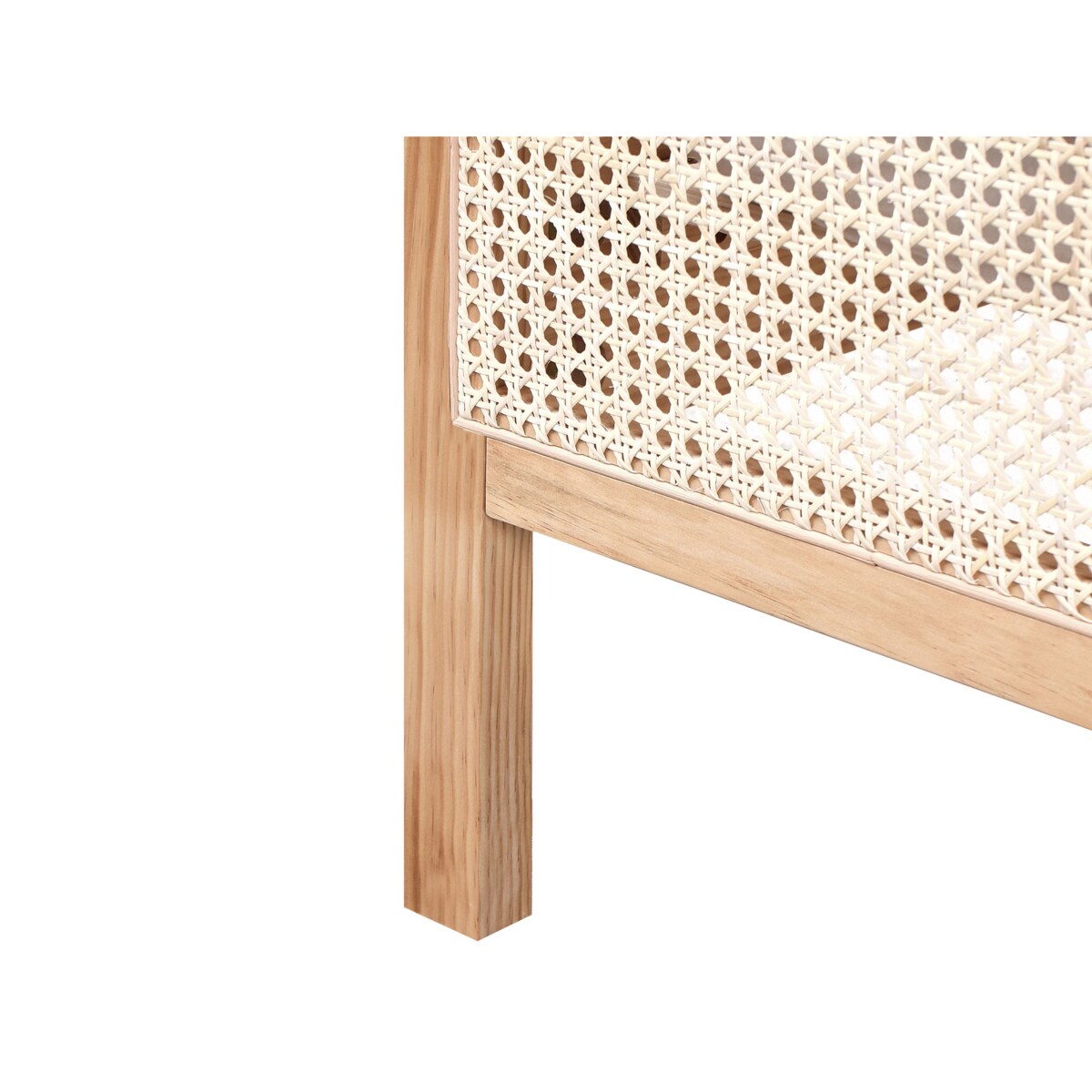 Łóżko Drewno sosnowe SALERNAS 180 x 200 cm Jasnobrązowy