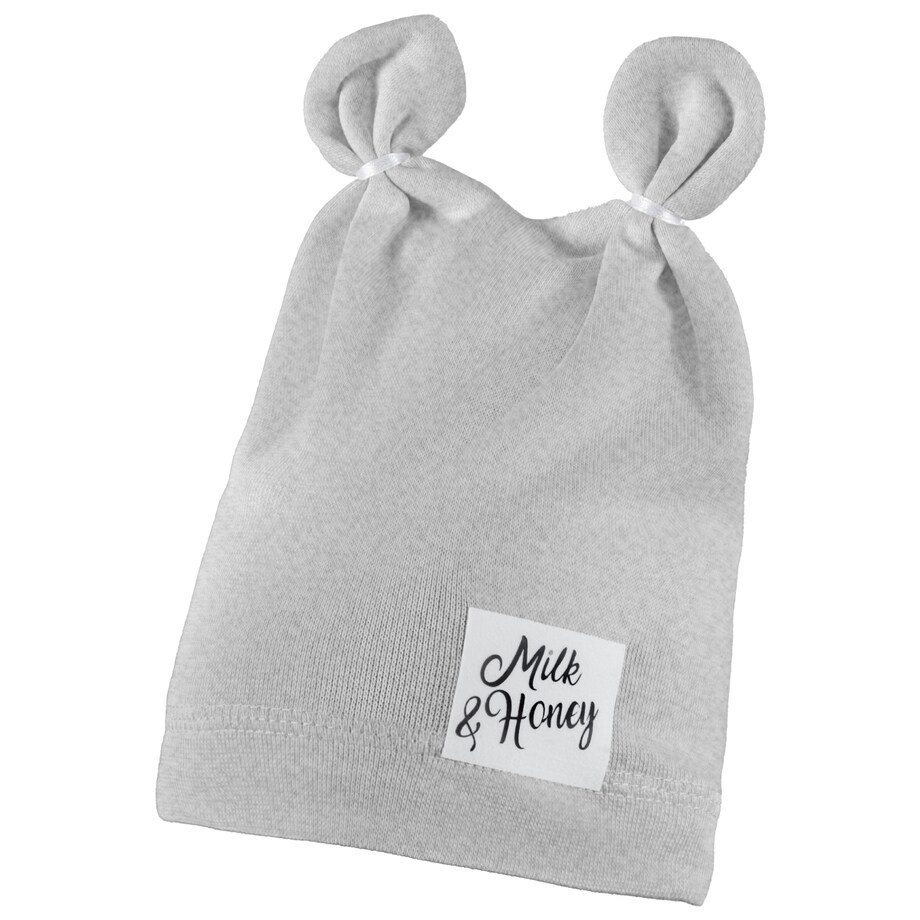 Czapeczka Jesienna Wiosenna Czapka Z Bawełny Dla Dzieci 46-48 Szara