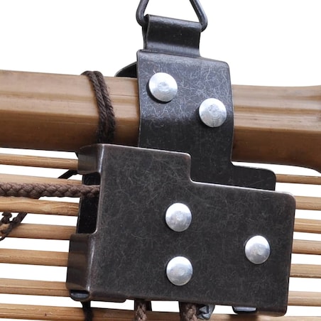 vidaXL Roleta bambusowa, 80 x 220 cm, brązowa