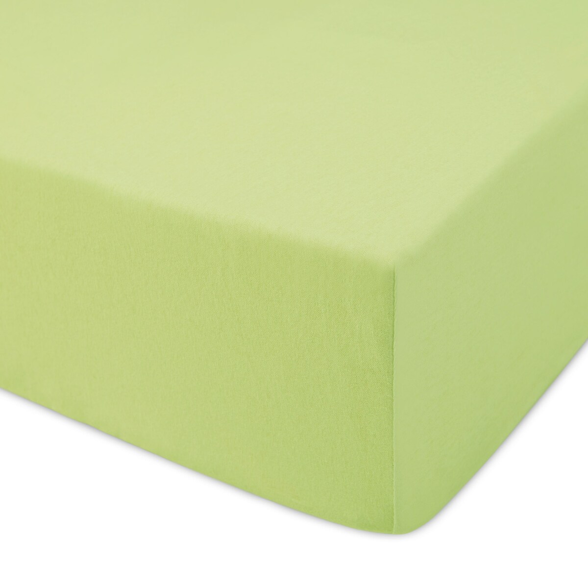 Prześcieradło jersey z gumką 120x200 kolor Limonka