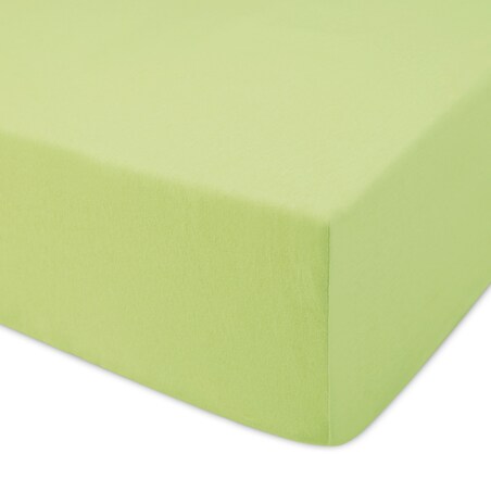 Prześcieradło jersey z gumką 120x200 kolor Limonka