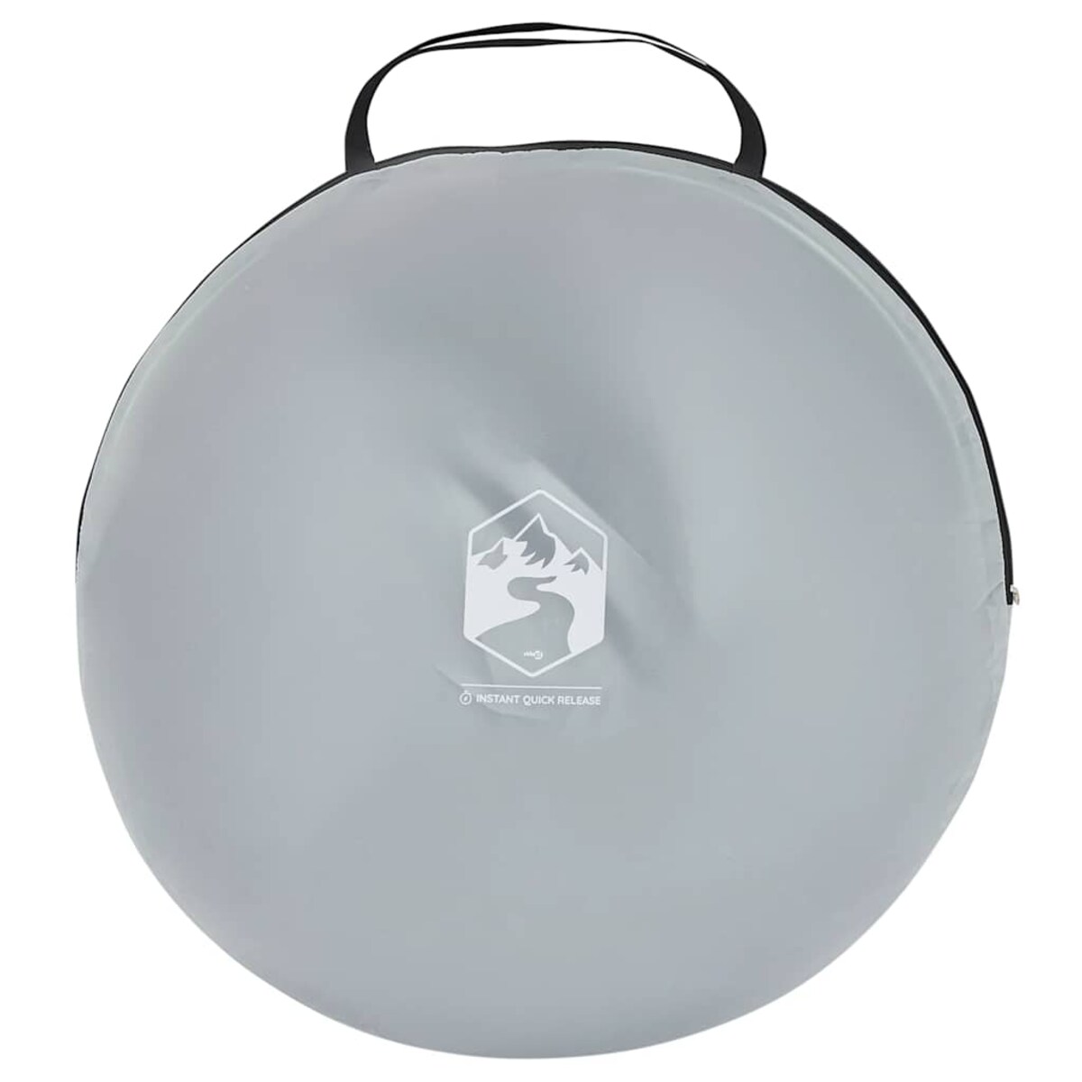 vidaXL Namiot plażowy typu pop-up, szary, wodoszczelny