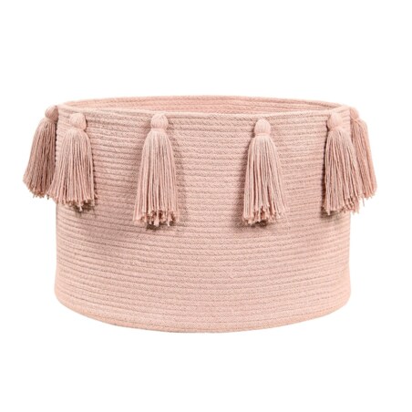 Kosz Basket Tassels Vintage Nude