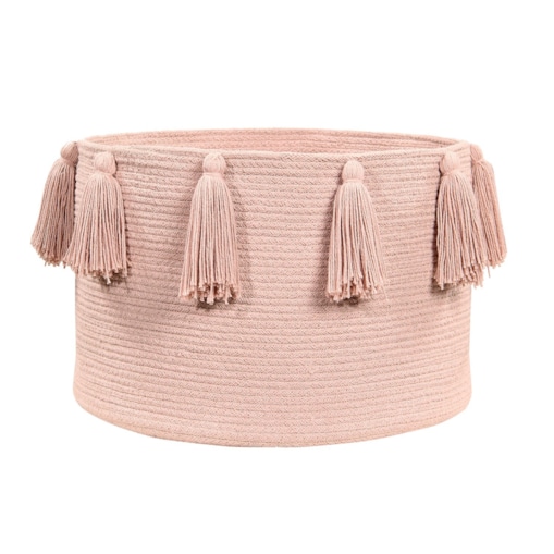 Kosz Basket Tassels Vintage Nude