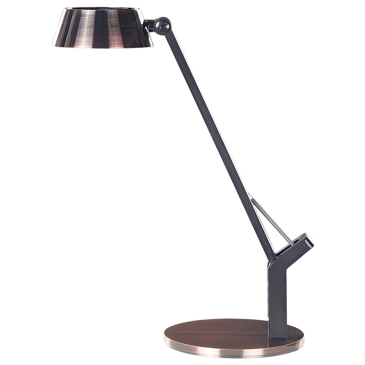 Lampa biurkowa LED CHAMAELEON Ze ściemniaczem Metal Miedziany