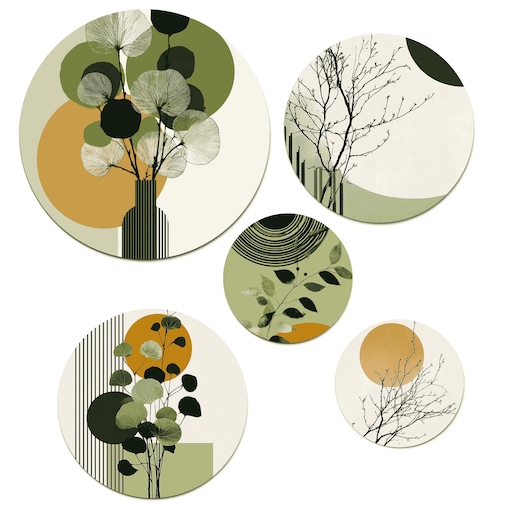 Nowoczesne Obrazy ścienne na ścianę do pokoju salonu sypialni Liście Natura