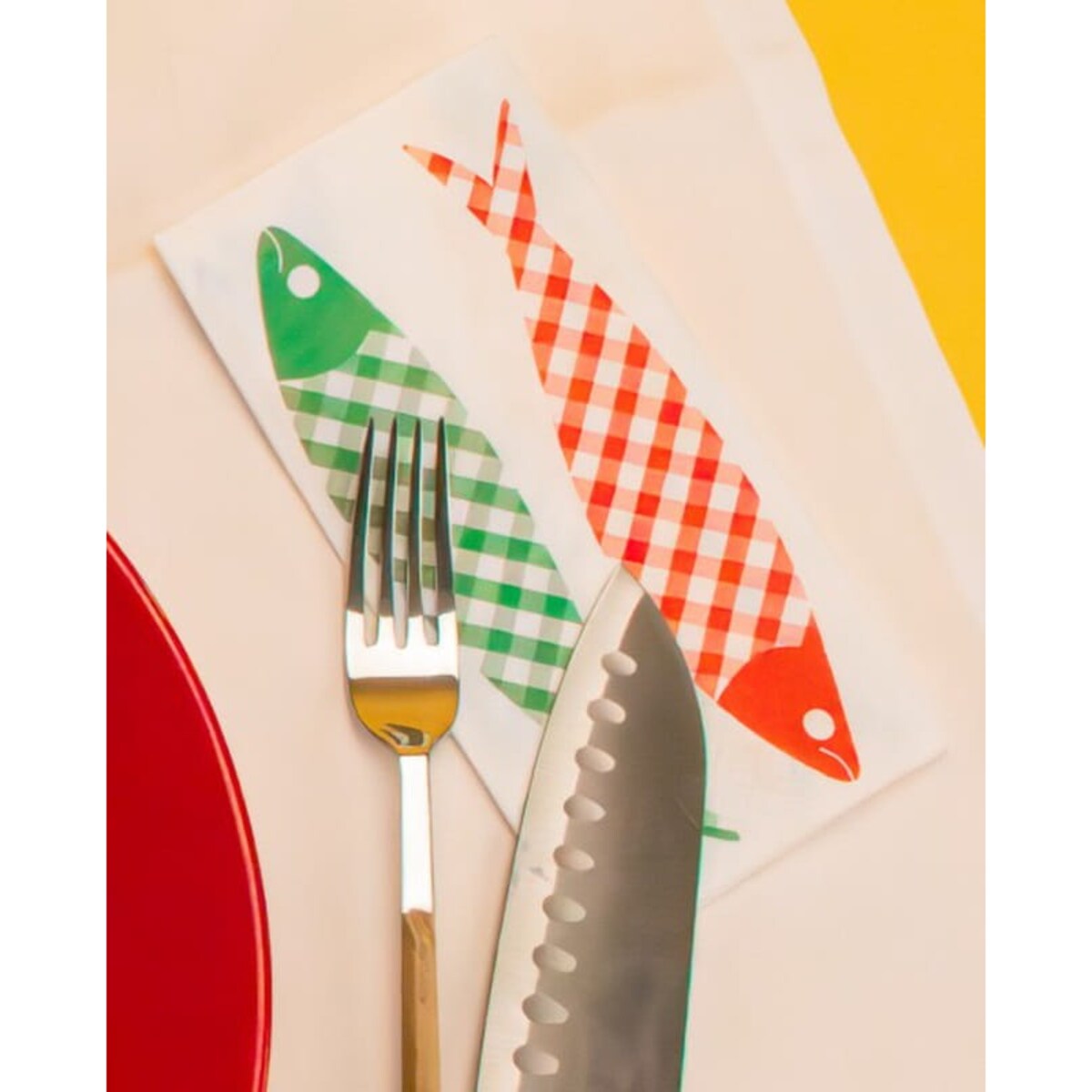 Serwetki Renova Sardines 20szt 33x33cm