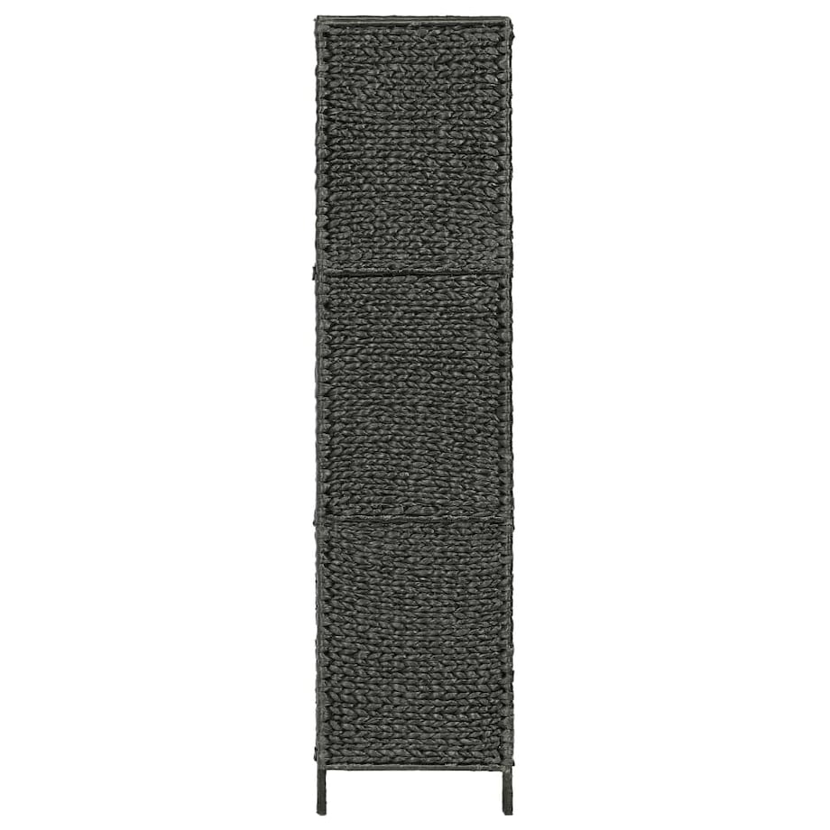 vidaXL 5-panelowy parawan pokojowy, czarny, 193x160 cm, hiacynt wodny
