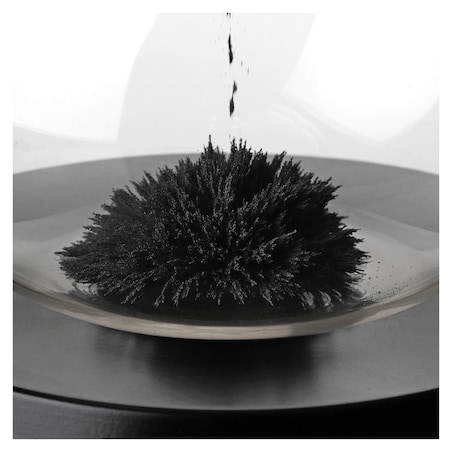 RITUALI DOMESTICI SCORRENDO Klepsydra czarna 13.5 x 23 cm