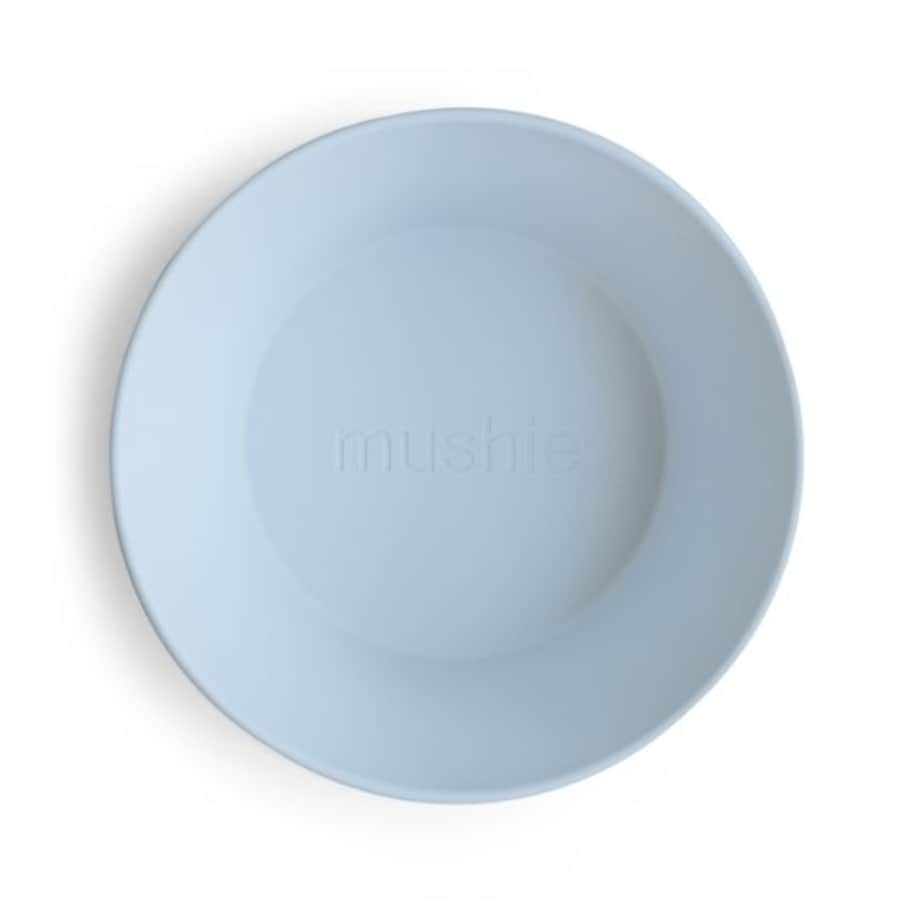 Mushie Miseczki dla dzieci okrągłe 2-pak Powder Blue