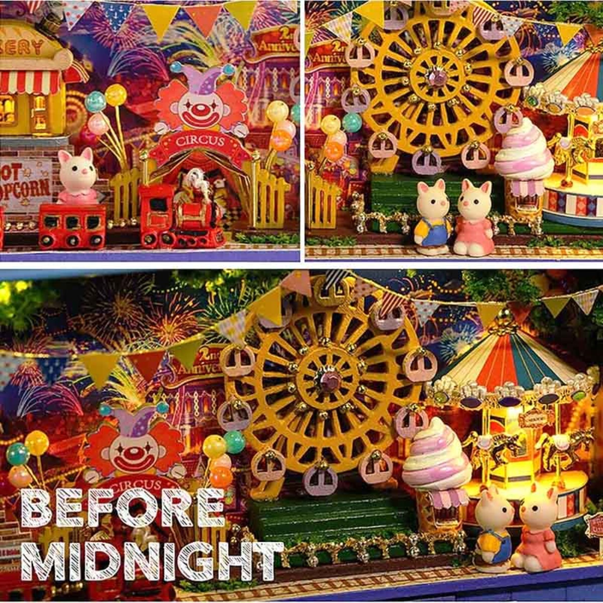 Miniaturowy domek DIY - Wesołe miasteczko