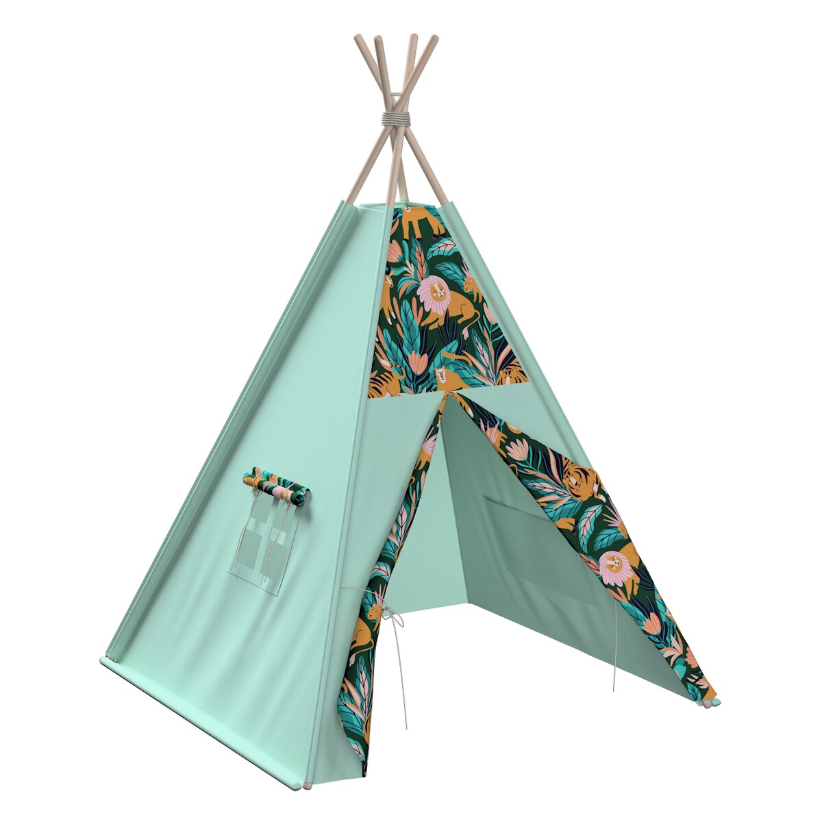 Tipi, zielony, 110 x 110 x 155 cm, Magic Collection