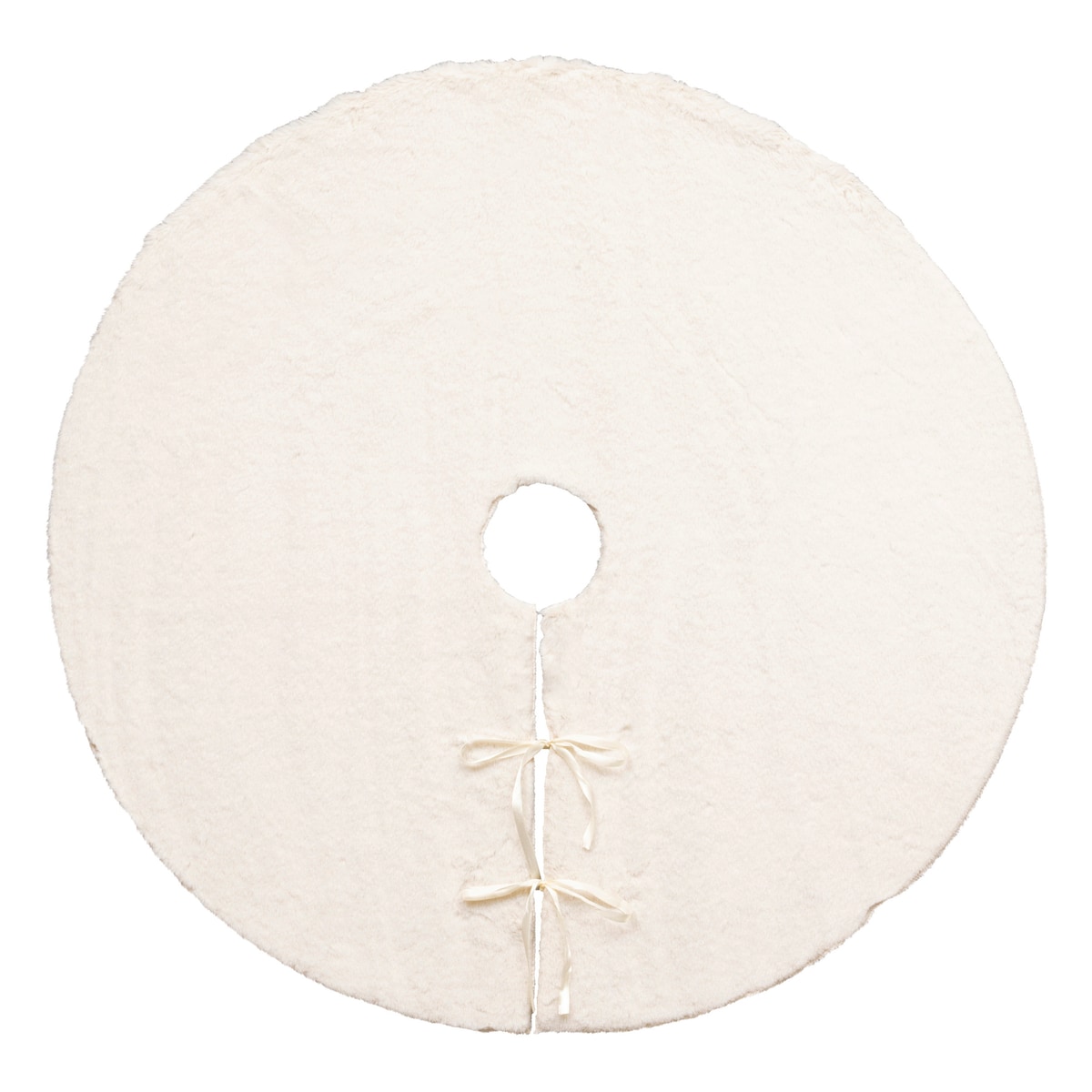 Futrzany dywanik pod choinkę, Ø 90 cm