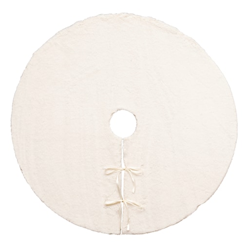 Futrzany dywanik pod choinkę, Ø 90 cm