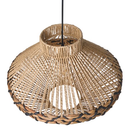 Lampa wisząca RABACCA Papierowa plecionka Naturalny