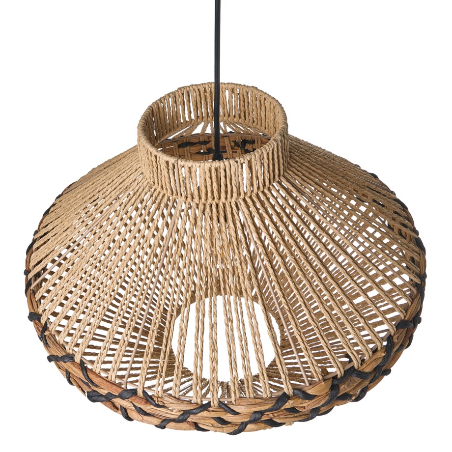 Lampa wisząca RABACCA Papierowa plecionka Naturalny