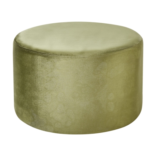 Puf okrągły 61 cm oliwkowy MILLEN