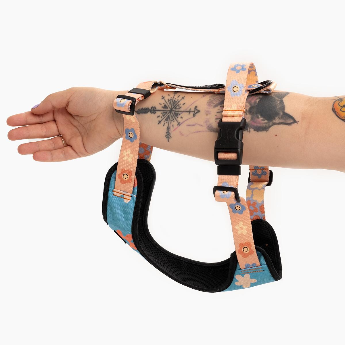 Szelki bezuciskowe dla psa lub kota "Oopsy Daisy" - Szerokość taśmy: 25mm, Rozmiar: L