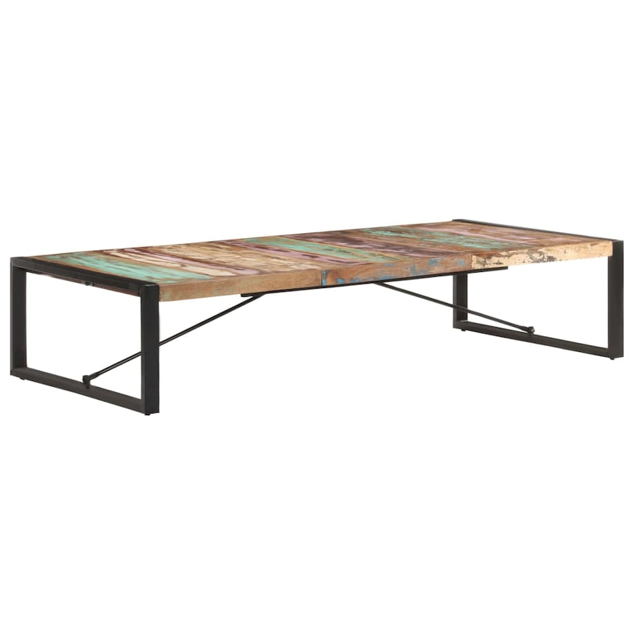 vidaXL Stolik kawowy, 180x90x40 cm, lite drewno z odzysku