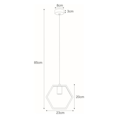 Lampa wisząca K-4720 z serii HONEY