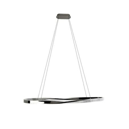 Lampa wisząca ANILLO 120 czarny chrom