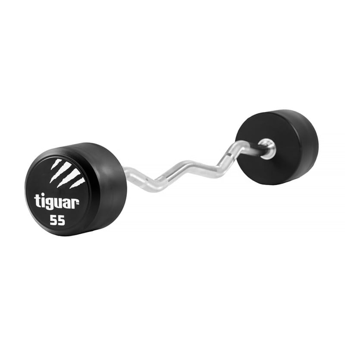 tiguar barbell łamany PU 55 kg