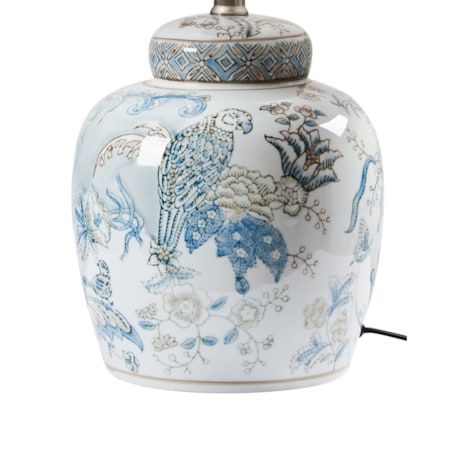 Lampa stołowa JAMAPA Porcelana Biały