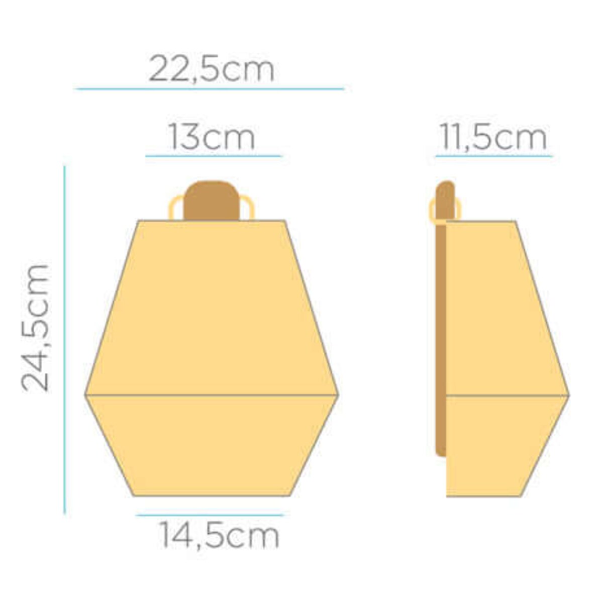 Zewnetrzny kinkiet boho Sisine LUMSIS025XXWLNW King Home IP54 2700K beżowy