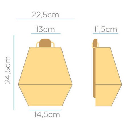 Zewnetrzny kinkiet boho Sisine LUMSIS025XXWLNW King Home IP54 2700K beżowy