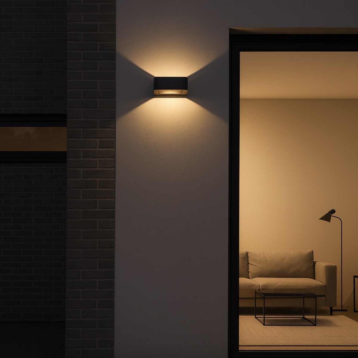Kinkiet Zewnętrzny LED Arius Black 10W IP54 TK Lighting