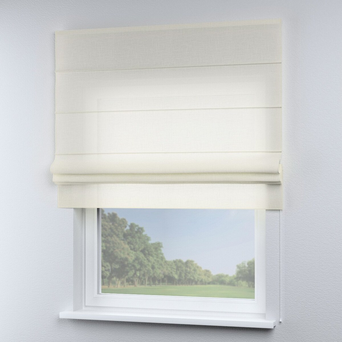 Roleta rzymska Padva 110x150 prześwitujący ecru