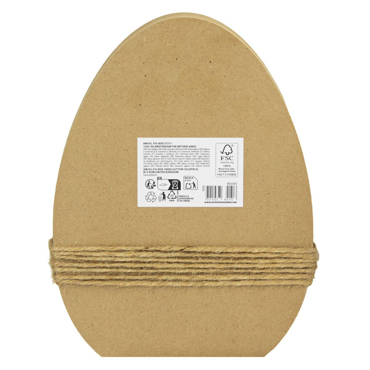 Ozdoba Jajko Wielkanocne 14 Cm Dekoracja Pisanka Na Stół Drewniane Koper