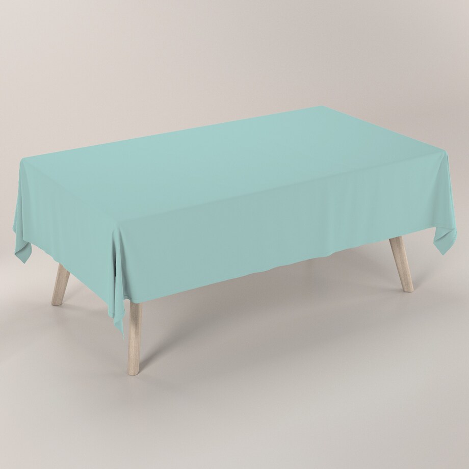Obrus prostokątny 130 x 160 cm jasny turkus