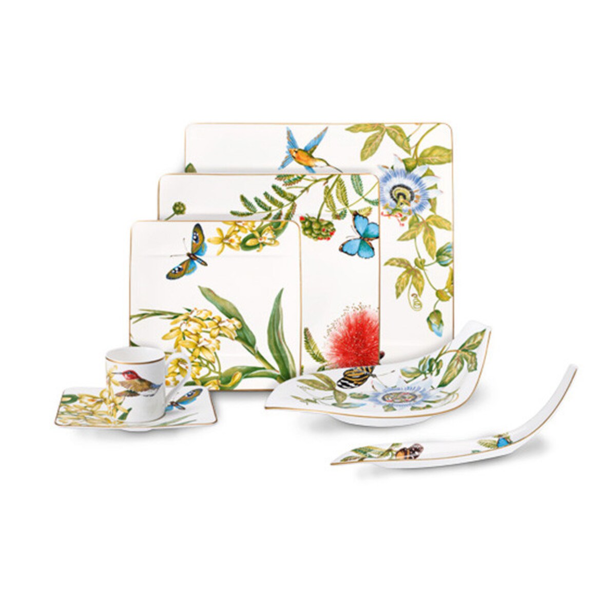 Talerz sałatkowy Amazonia, 23 x 23 cm, Villeroy & Boch