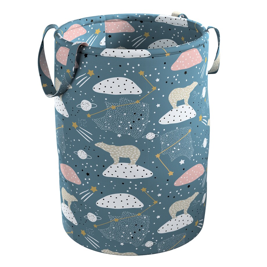 Kosz na zabawki Tobi, niebieski, 40x60cm, Magic Collection