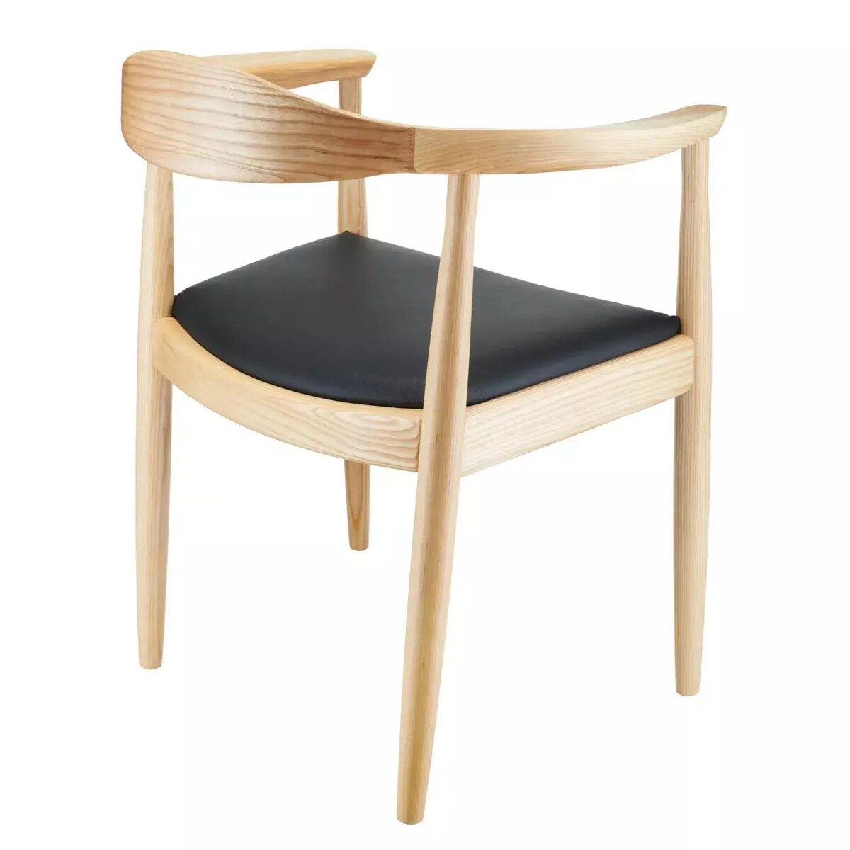 Krzesło jesionowe King MH-004CH-N Moos drewniane podłokietniki naturalne, Step Into Design