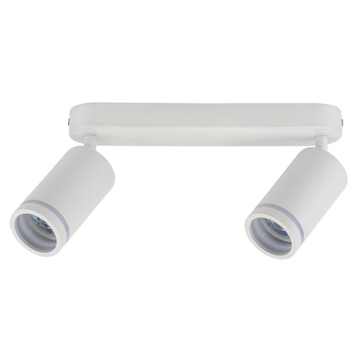 Lampa sufitowa reflektor spot JET WHITE 6913 TK Lighting biała 2xGU10 regulowana metalowa do salonu kuchni