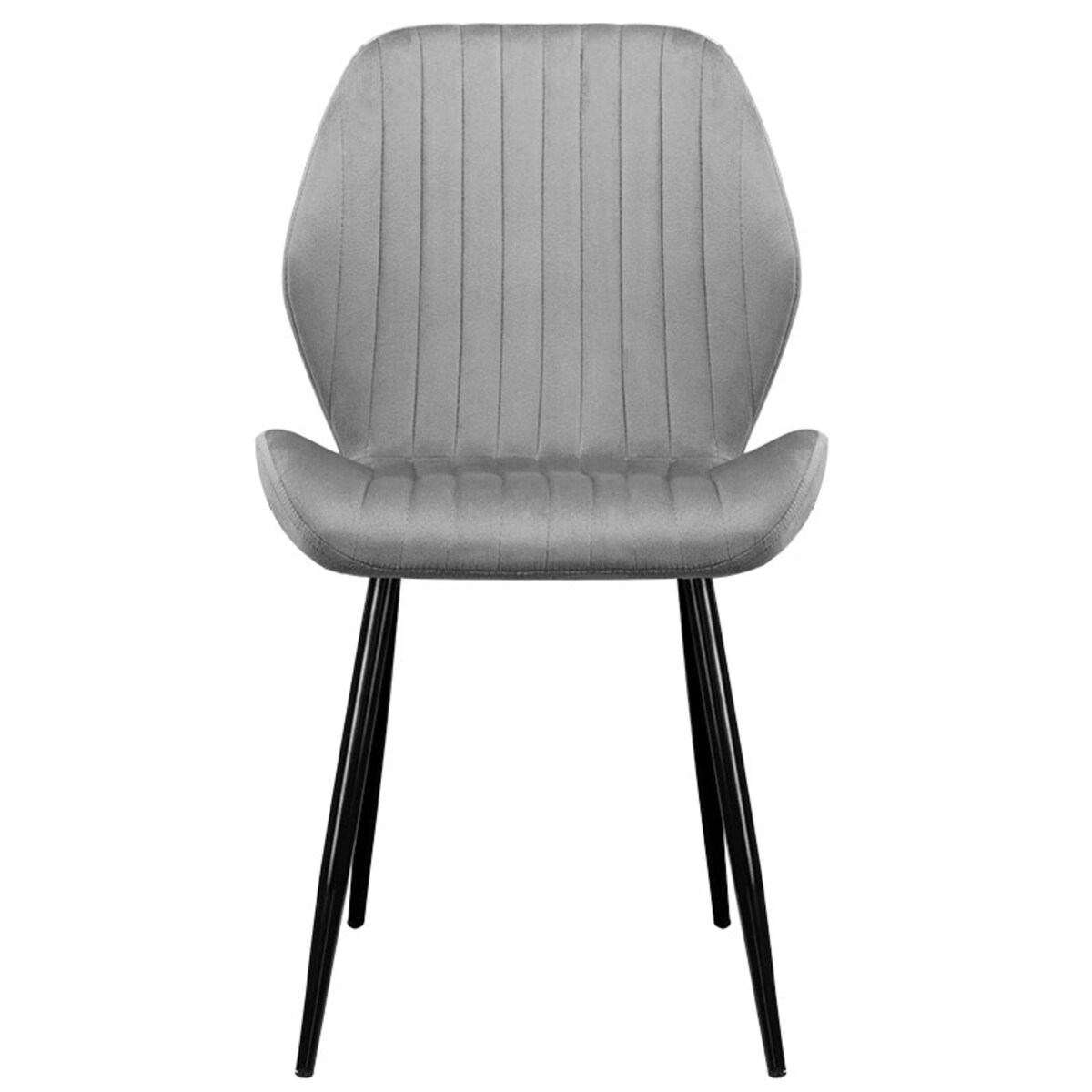 Krzesło tapicerowane welurowe pikowane do salonu jadalni velvet