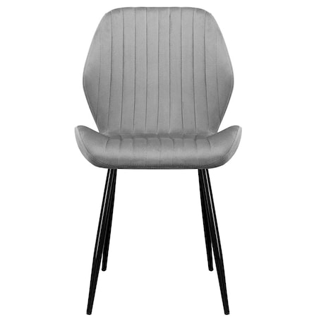 Krzesło tapicerowane welurowe pikowane do salonu jadalni velvet