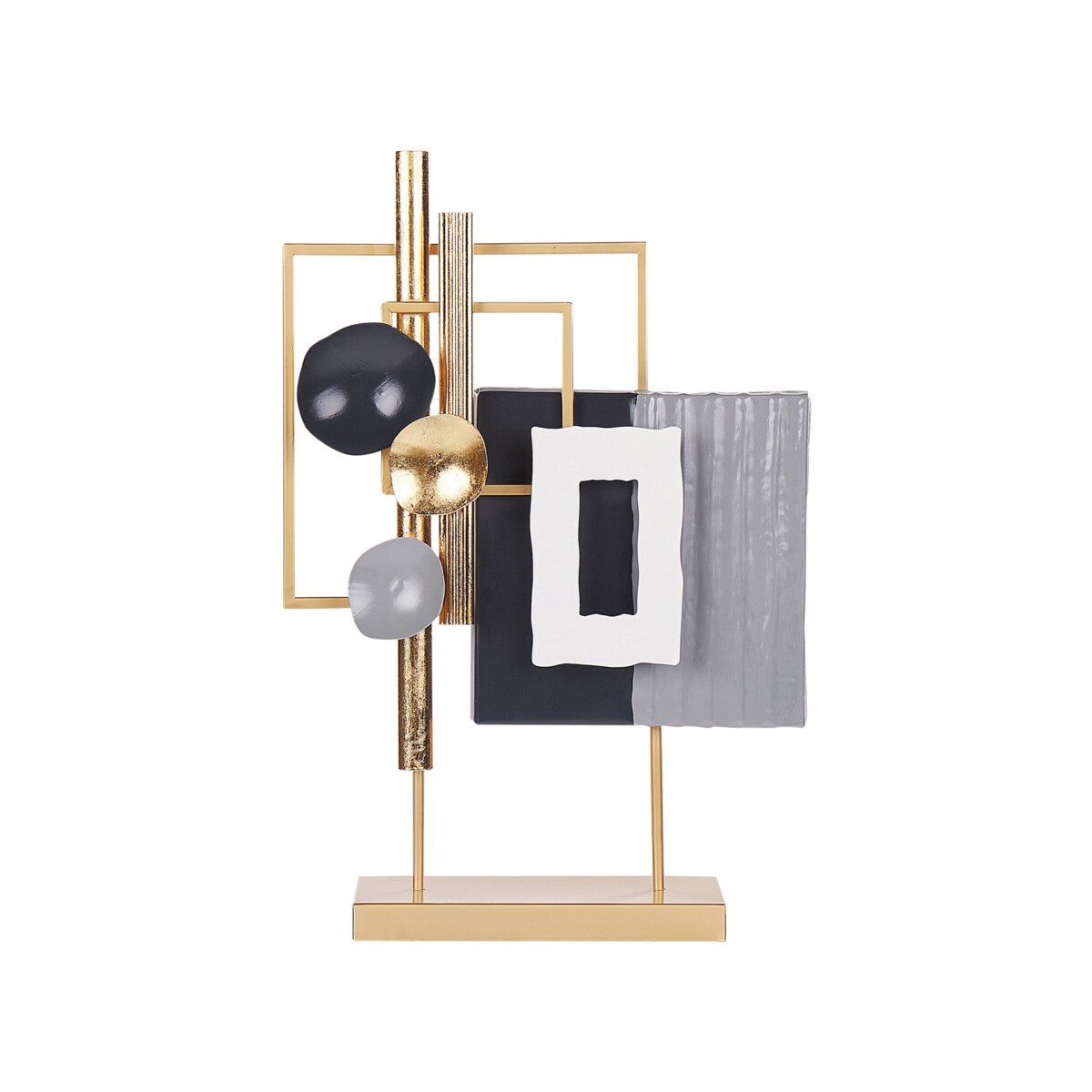 Dekoracyjna rzeźba metalowa złota SULFUR