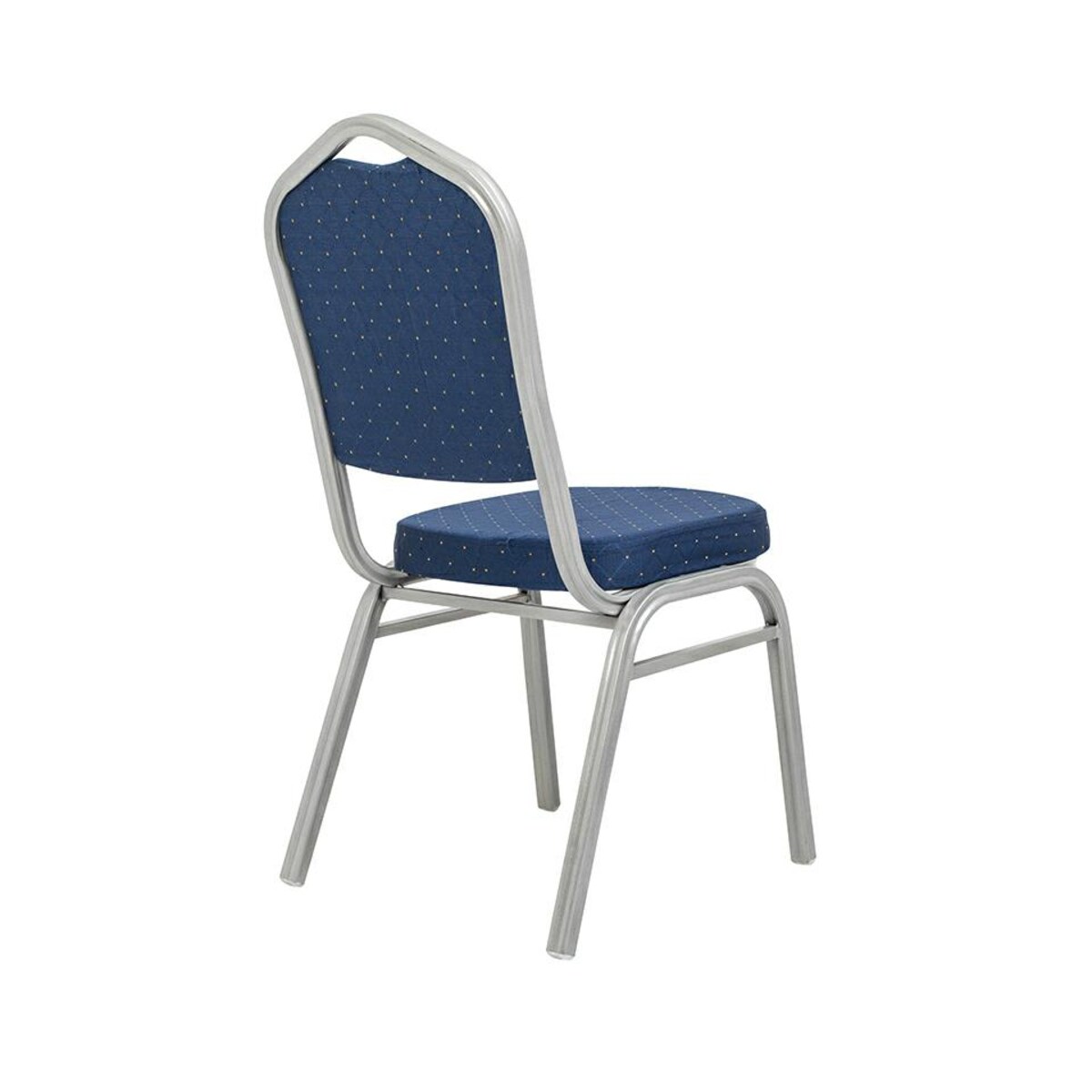 Krzesło bankietowe ARES niebieskie / srebrne