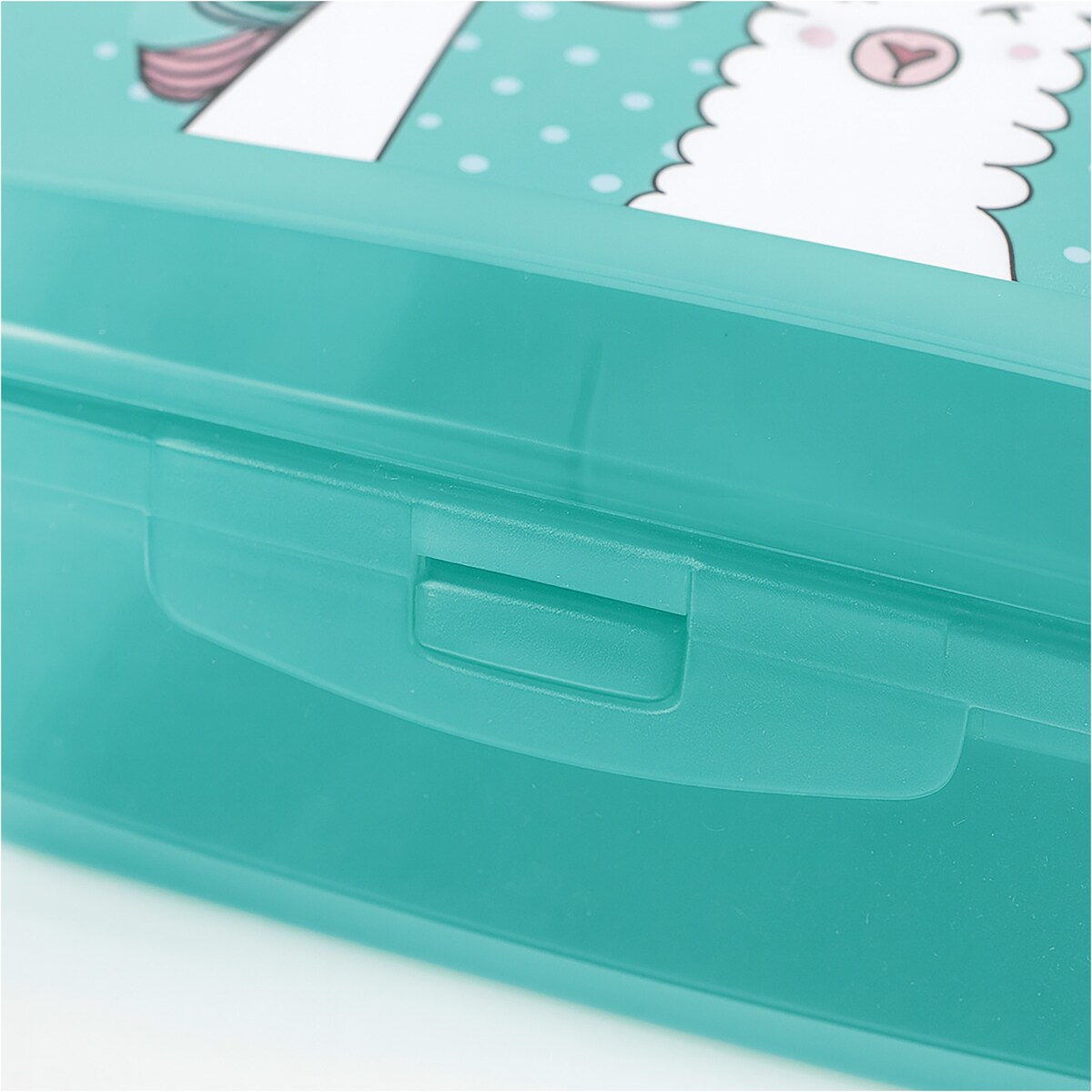 Pojemnik Śniadaniowy Dla Dzieci Lunchbox Na Śniadanie Chlebak Dziecięcy Lama Niebieski