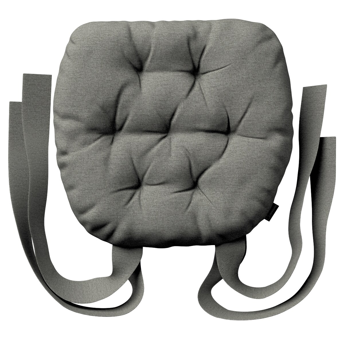 Poduszka na krzesło Marcin, szary, 40 x 37 x 8 cm, Etna