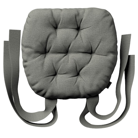 Poduszka na krzesło Marcin, szary, 40 x 37 x 8 cm, Etna