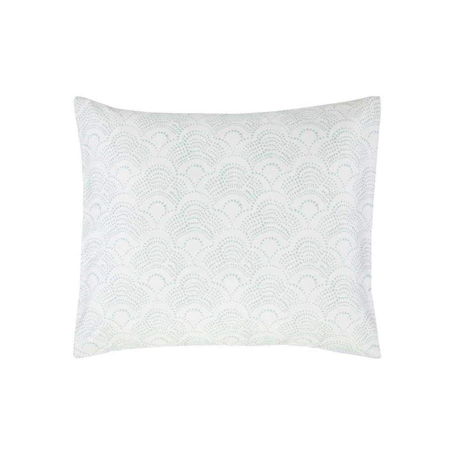 Komplet pościeli z bawełny satynowej we wzory w kolorze niebieskim, poszewka ozdobna, pościel dwustronna, pościel Esprit, 200 x 220 cm